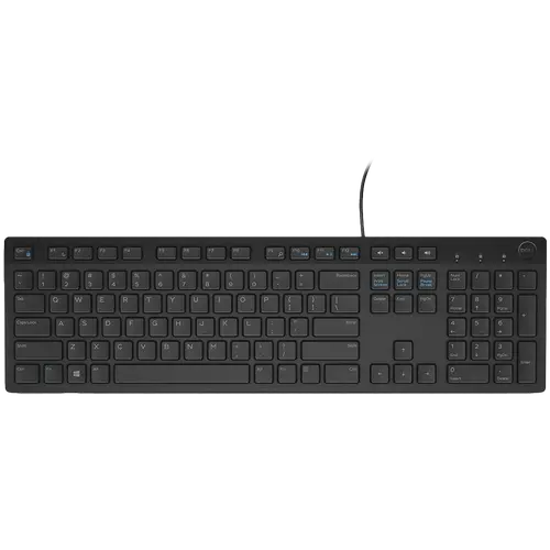 Πληκτρολόγιο Dell KB216 Multimedia, US International (QWERTY), μαύρο - 1