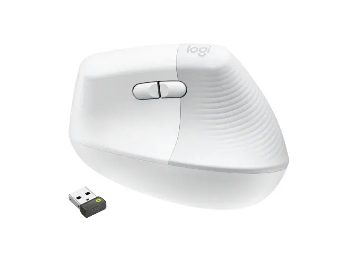 Мишка, Logitech Lift Vertical Ergonomic Mouse for Business, Off-white - image 1