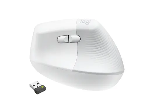 Мишка, Logitech Lift Vertical Ergonomic Mouse for Business, Off-white - image 1