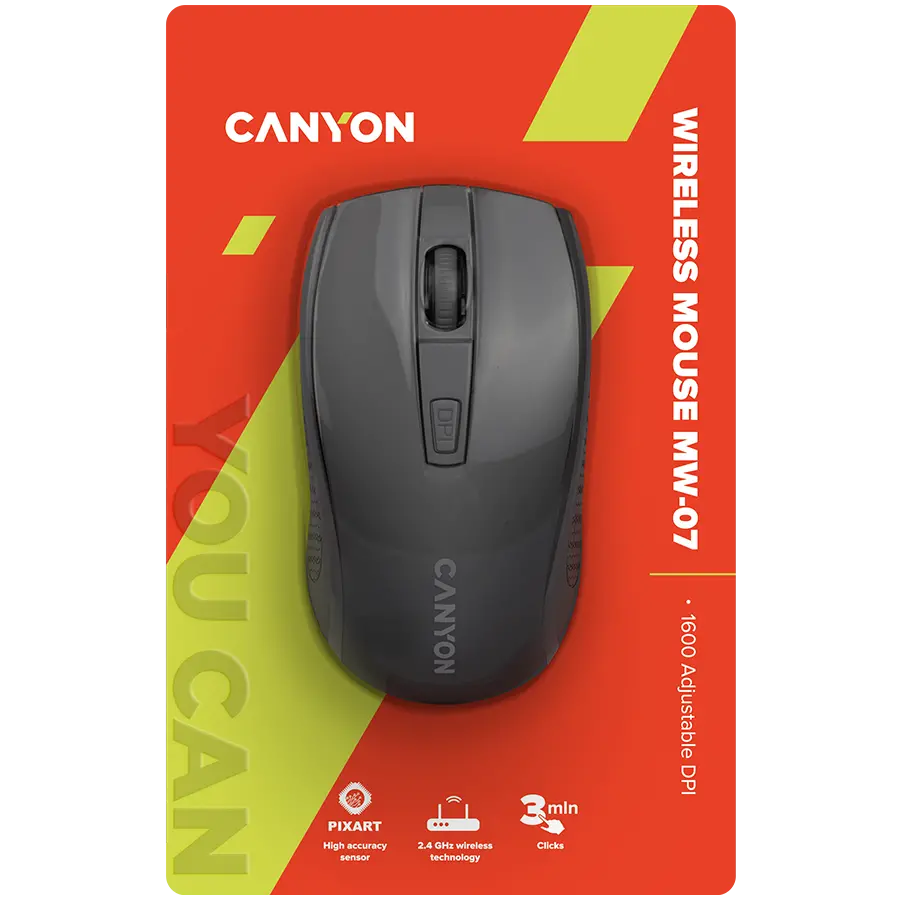 CANYON mouse MW-7 Wireless Black - image 5