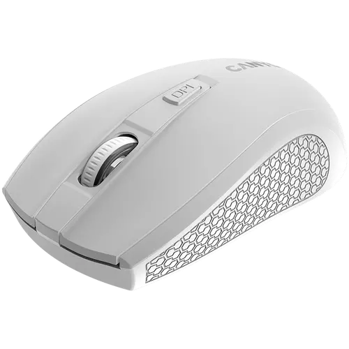 CANYON MW-7, 2.4Ghz wireless mouse, 6 buttons, DPI 800/1200/1600, with 1 AA battery ,size 110*60*37mm,58g,white - image 1