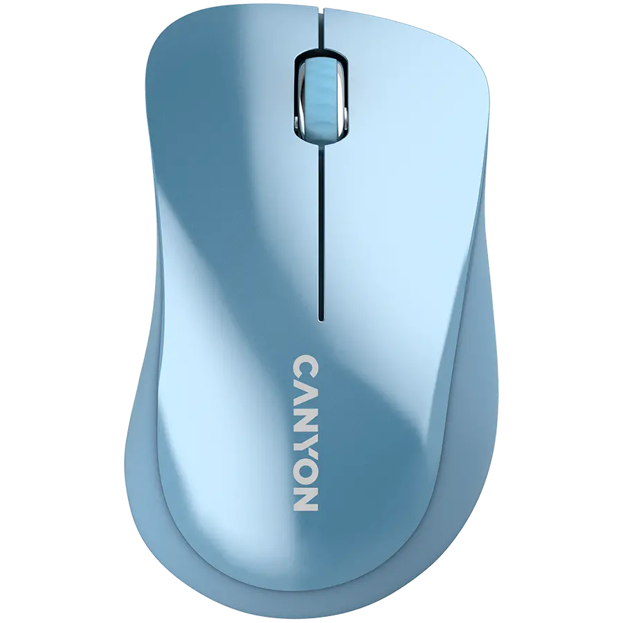 CANYON MW-11, 2.4 GHz Wireless mouse ,with 3 buttons, DPI 1200, Battery:AAA*2pcs ,Blue67*109*38mm 0.063kg