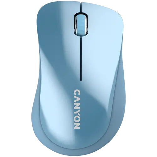 CANYON MW-11, Mouse wireless 2.4 GHz, cu 3 butoane, DPI 1200, Baterie: AAA*2buc., Albastru 67*109*38mm 0.063kg - 1