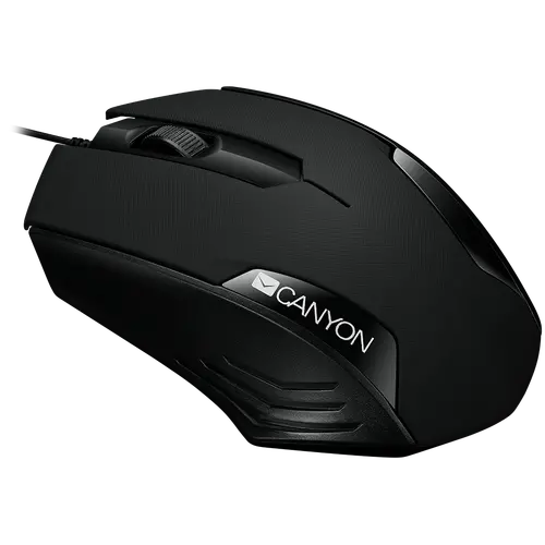 CANYON Optical wired mice, 3 buttons, DPI 1000, Black - image 1