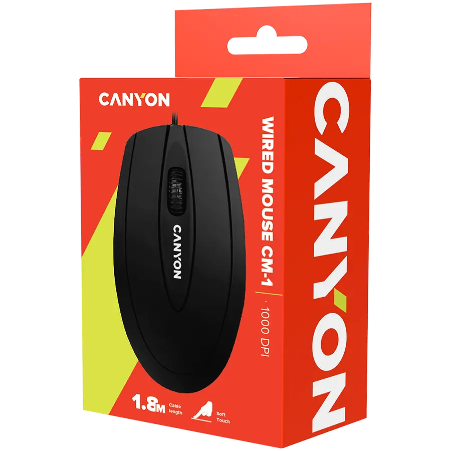 CANYON mouse CM-1 Wired Black - image 1