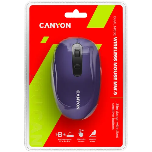CANYON mouse MW-9 Dual-mode Wireless Violet - image 4