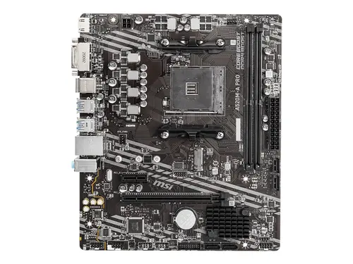 MSI Μητρική πλακέτα Desktop A520M-A PRO (A520, AM4, 2xDDR4, 1x υποδοχή PCI-E 3.0 x16, 1x υποδοχή M.2, 4x USB 3.2 Gen1, 2x USB 2.0, 1x HDMI, 1x DVI-D - 1