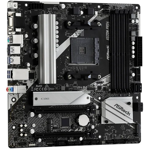A520M PRO4/AM4/4xDDR4/128GB MAX/GbLAN/2xPCIE 3.0x16/PCIE3x2/2xM2/4xSATA/1xPS/2, HDMI/DP/VGA/mATX/ - image 1