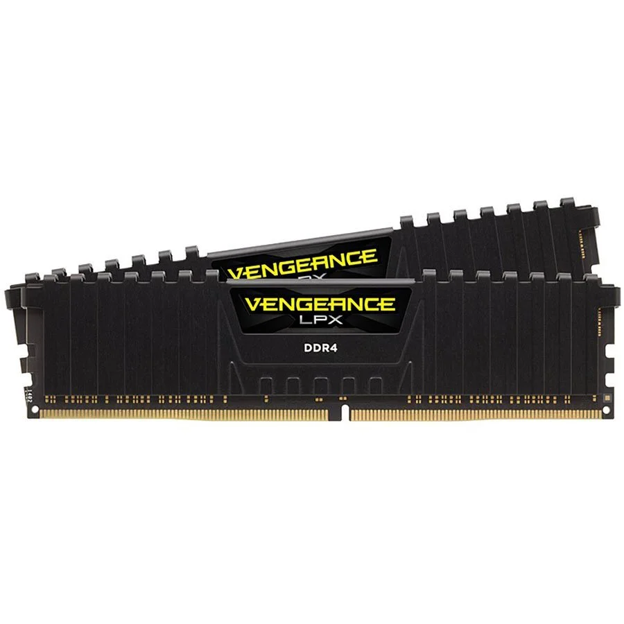 Corsair DDR4, 3600MHz 16GB 2 x 8GB DIMM, Unbuffered, 18-22-22-42, XMP 2.0, Vengeance LPX Black Heatsink, 1.35V, for AMD Ryzen