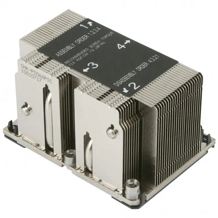 Παθητικό ψυκτικό σώμα CPU 2U για LGA 3647