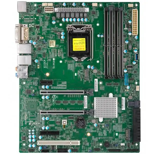 Supermicro μητρική πλακέτα server X11SCA-Bulk Single Socket H4 (LGA 1151), 1x LAN με Intel Ethernet Controller I210-ATSingle LAN με ελεγκτή LAN Intel