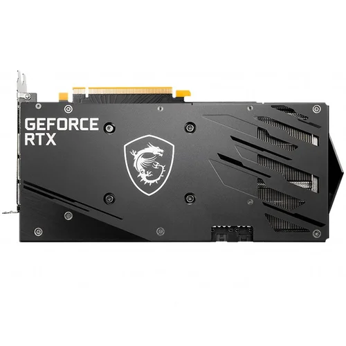 MSI Video Card Nvidia GeForce RTX 3060 GAMING X 12G, 12GB GDDR6, 192-bit, 360 GB/s, 15 Gbps Effective Memory Clock, 1837 MHz Boost, 3584 CUDA Cores, PCIe 4.0, 3x DisplayPort 1.4a, HDMI 2.1, RAY TRACING, Dual-Fan, 550W Recommended PSU, Aluminum Backplate, 3Y - image 2