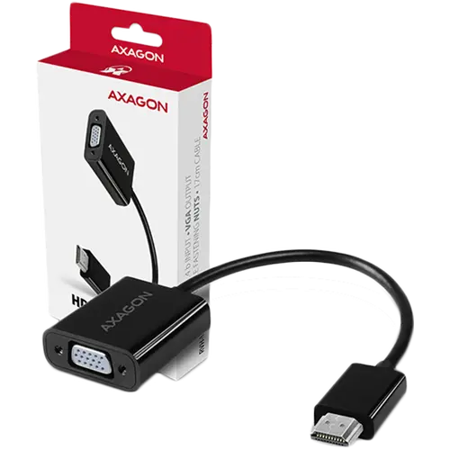 AXAGON RVH-VGN, Reducție / Adaptor HDMI -> VGA, FullHD - 1