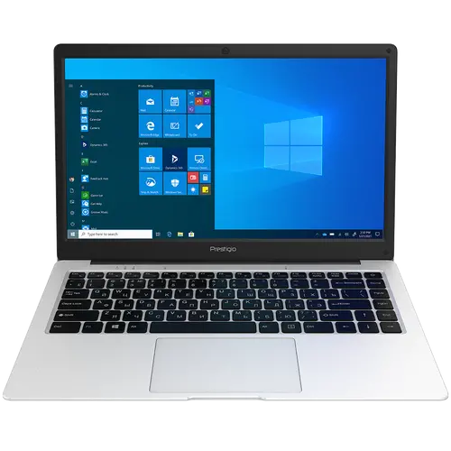 Prestigio SmartBook 141 C6, 14.1"(1366*768) TN, Windows 10 Pro, up to 2.2GHz DC AMD A4-9120e, 4/128GB, BT 4.2, WiFi, USB 3.0, USB 2.0, USB-C, HDD 2.5" slot, MicroSD card slot, mini HDMI, 0.3MP cam, EN kbd, 7.4V@5000mAh bat, Metal grey - image 1