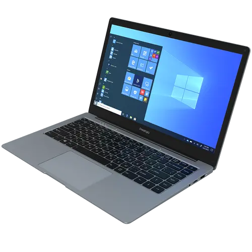 Prestigio SmartBook 141 C6, 14.1"(1366*768) TN, Windows 10 Pro, up to 2.2GHz DC AMD A4-9120e, 4/128GB, BT 4.2, WiFi, USB 3.0, USB 2.0, USB-C, HDD 2.5" slot, MicroSD card slot, mini HDMI, 0.3MP cam, EN kbd, 7.4V@5000mAh bat, Metal grey - image 2