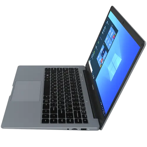 Prestigio SmartBook 141 C6, 14.1"(1366*768) TN, Windows 10 Pro, up to 2.2GHz DC AMD A4-9120e, 4/128GB, BT 4.2, WiFi, USB 3.0, USB 2.0, USB-C, HDD 2.5" slot, MicroSD card slot, mini HDMI, 0.3MP cam, EN kbd, 7.4V@5000mAh bat, Metal grey - image 3