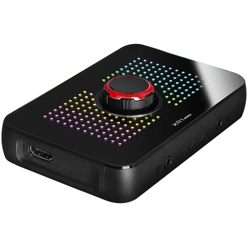 EVGA XR1 Pro Capture Card, Certified for OBS, 1440p 144fps/4K 60fps HDR Pass Through, 1440p 60fps/4K 30fps Capture, USB 3.1 Type-C, ARGB, Built-in Audio Mixer via Control Dial - image 2