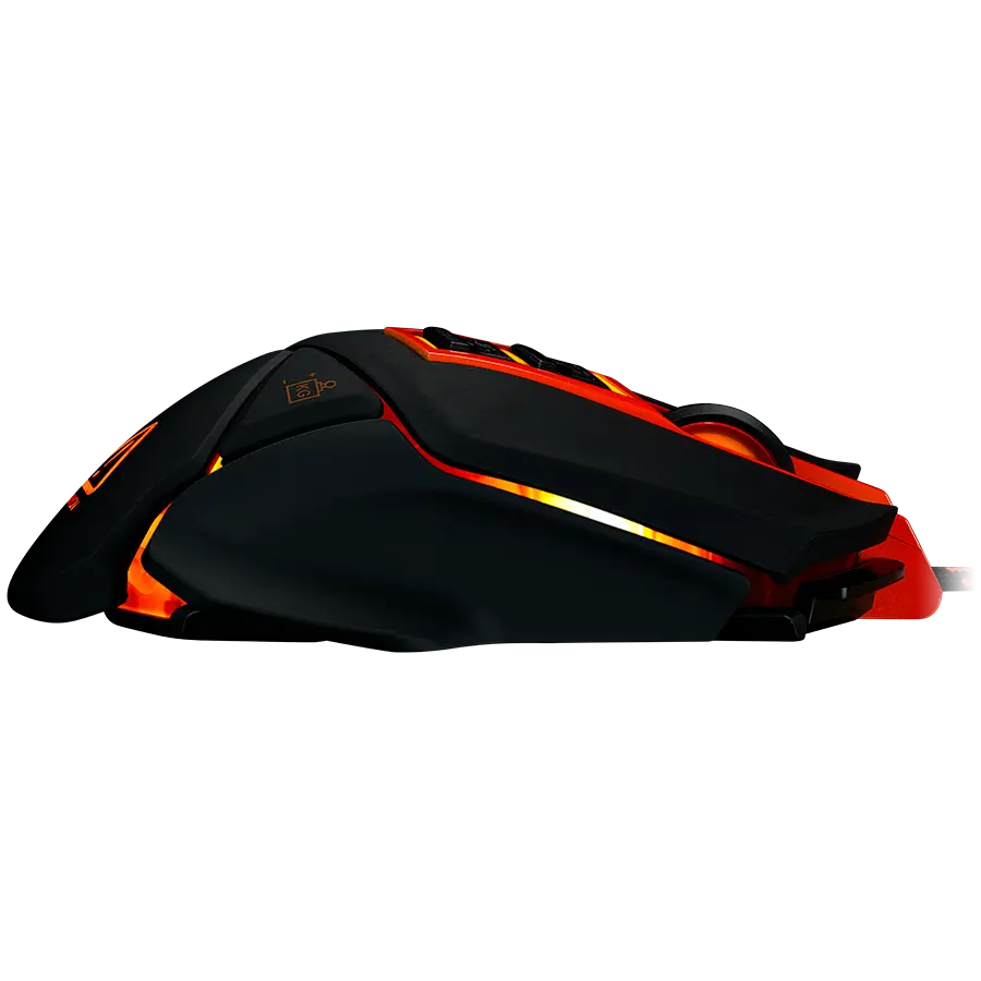 CANYON Mouse optic pentru gaming, setare DPI reglabilă 800/1000/1200/1600/2400/3200/4800/6400, iluminare LED, slot pentru greutate mobilă și capac - image 3