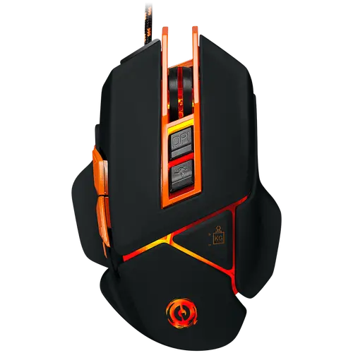 CANYON Mouse optic pentru gaming, setare DPI reglabilă 800/1000/1200/1600/2400/3200/4800/6400, iluminare LED, slot pentru greutate mobilă și capac - 1