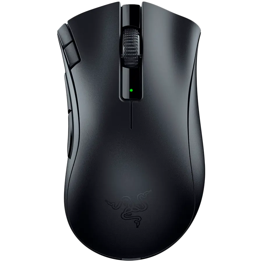 Razer DeathAdder V2 X HyperSpeed, HyperSpeed Wireless, 14 000 DPI Optical Sensor, 2nd-gen Razer Mechanical Mouse Switches, 100% PTFE mouse-feet, Up to 235 hours of battery life (2.4GHz), AA/AAA Hybrid battery slot, Weight: 86-103g