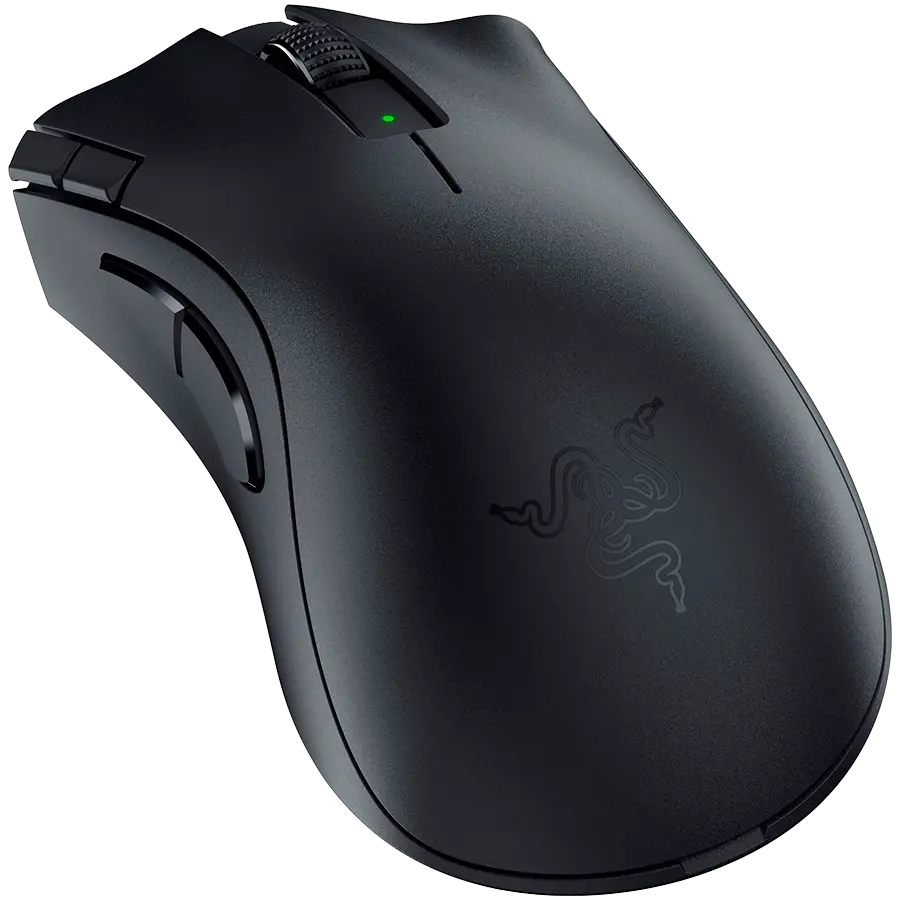 Razer DeathAdder V2 X HyperSpeed, HyperSpeed Wireless, 14 000 DPI Optical Sensor, 2nd-gen Razer Mechanical Mouse Switches, 100% PTFE mouse-feet, Up to 235 hours of battery life (2.4GHz), AA/AAA Hybrid battery slot, Weight: 86-103g - image 1