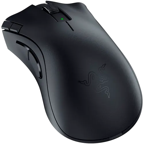 Razer DeathAdder V2 X HyperSpeed, HyperSpeed Wireless, 14 000 DPI Optical Sensor, 2nd-gen Razer Mechanical Mouse Switches, 100% PTFE mouse-feet, Up to 235 hours of battery life (2.4GHz), AA/AAA Hybrid battery slot, Weight: 86-103g - image 1