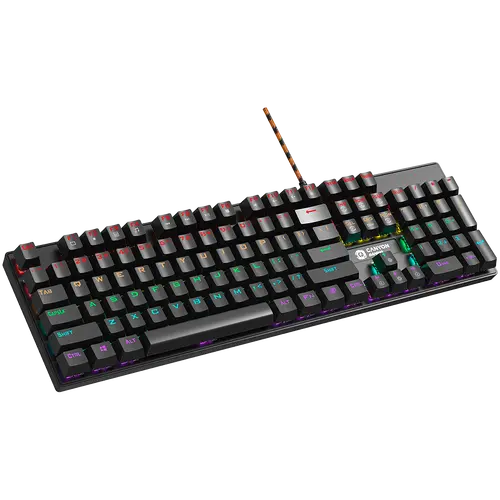 CANYON keyboard Deimos GK-4 Rainbow US Wired Black - image 1