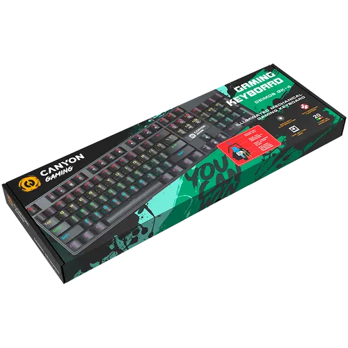 CANYON keyboard Deimos GK-4 Rainbow US Wired Black - image 2