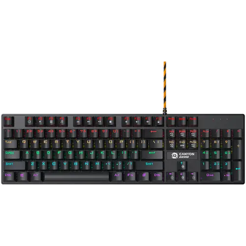 CANYON keyboard Deimos GK-4 Rainbow US Wired Black