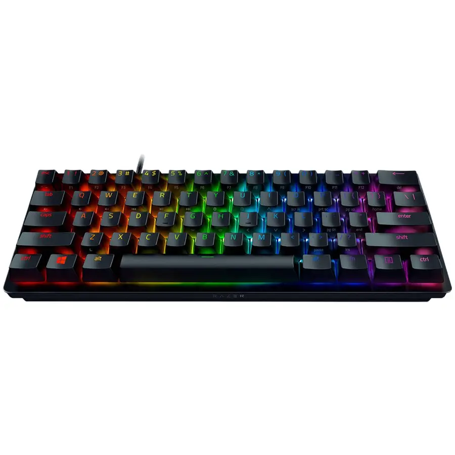 Razer Huntsman Mini (Red Switch), διάταξη US, μαύρο, οπτικός διακόπτης Razer, προσαρμόσιμος οπίσθιος φωτισμός Razer Chroma με 16.8 εκατομμύρια - image 1