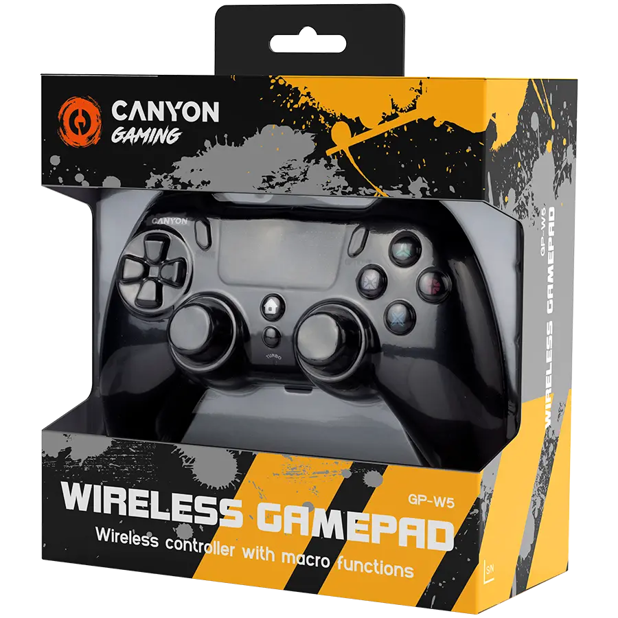 CANYON gamepad GP-W5 PS4 Wireless Black - image 3
