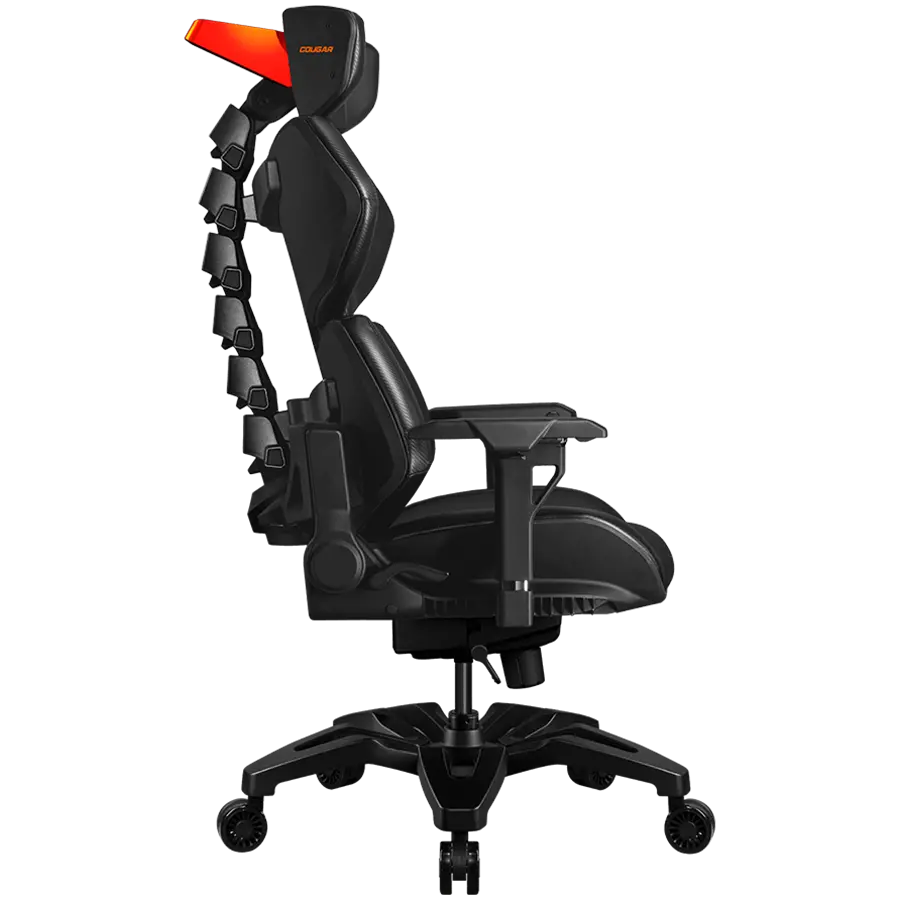 COUGAR TERMINATOR, Gaming Chair, Lumbar Support design, Ventilated Backrest design, Flexible PAFRP backrest, Hyper-Dura leatherette, Fully costumizable and adjustable design - image 2