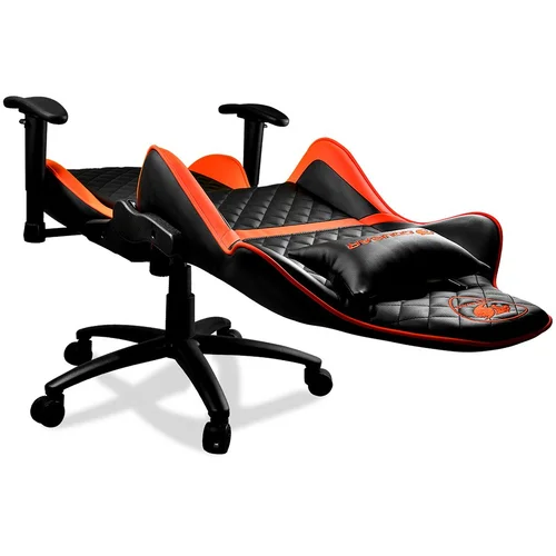 COUGAR Armor ONE Gaming Chair, Diamond Check Pattern Design, Breathable PVC Leather, Class 4 Gas Lift Cylinder, Full Steel Frame, 2D Adjustable Arm Rest, 180º Reclining, Adjustable Tilting Resistance - image 2