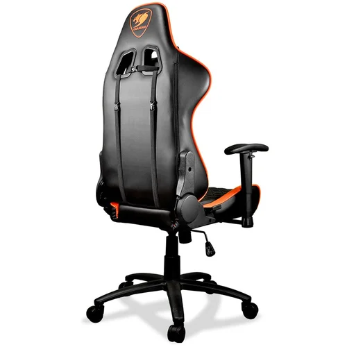 COUGAR Armor ONE Gaming Chair, Diamond Check Pattern Design, Breathable PVC Leather, Class 4 Gas Lift Cylinder, Full Steel Frame, 2D Adjustable Arm Rest, 180º Reclining, Adjustable Tilting Resistance - image 3