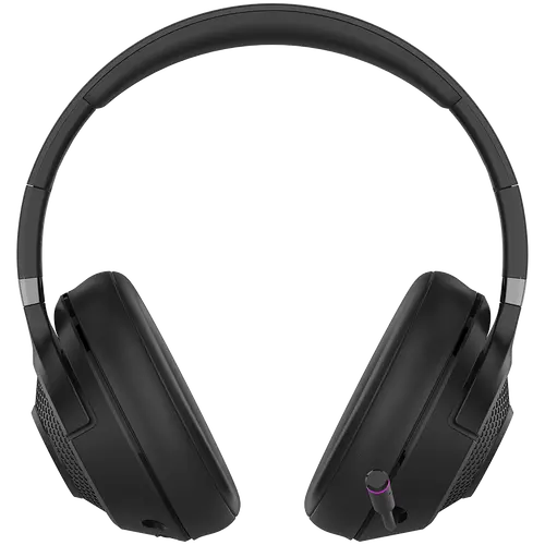 LORGAR Noah 701, gaming headset with microphone, 2.4GHz USB dongle + BT 5.1 Realtek 8763, battery 1000mAh, type-C charging cable 0.8m, audio cable 1.5m, size:195*185*80mm, 0.28kg. Black - image 3