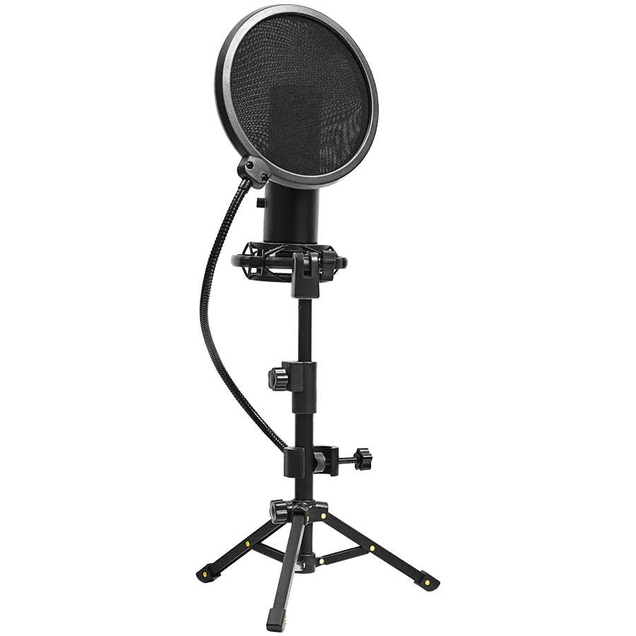 LORGAR Gaming Μικρόφωνο Voicer 721 USB Condenser μαύρο