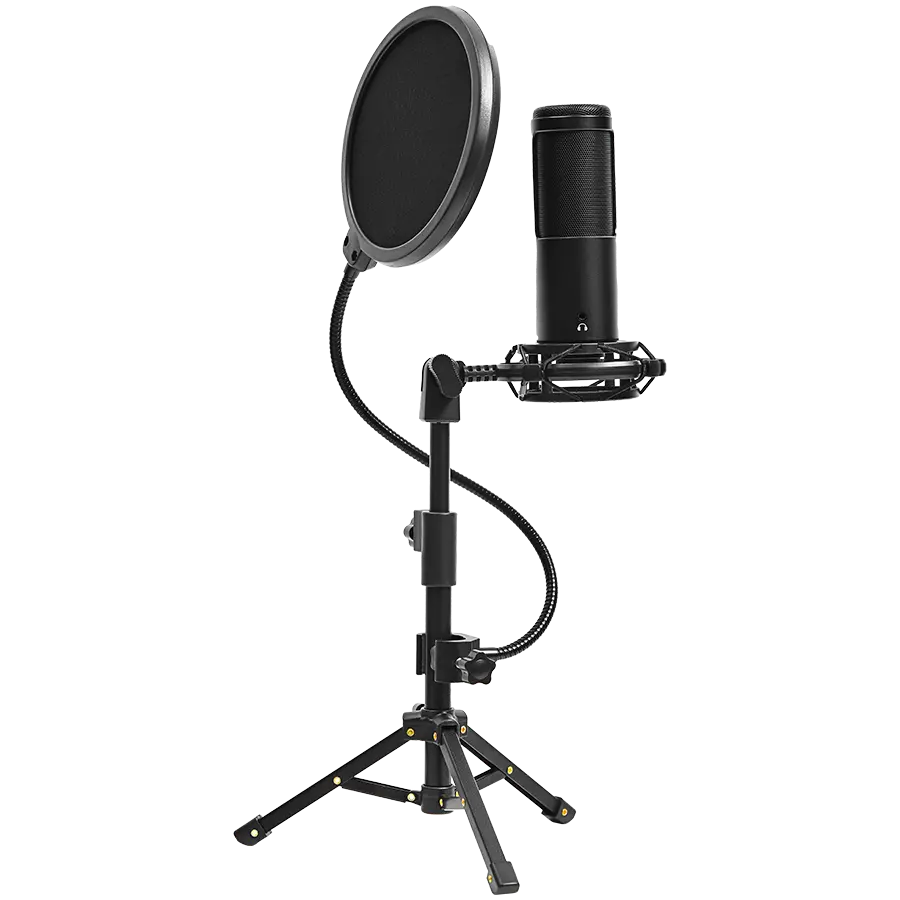 LORGAR Gaming Microphone Voicer 721 USB Condenser Black - image 3