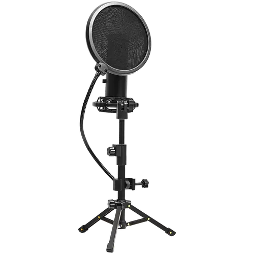 LORGAR Microfon Gaming Voicer 721 USB Condenser negru - 1