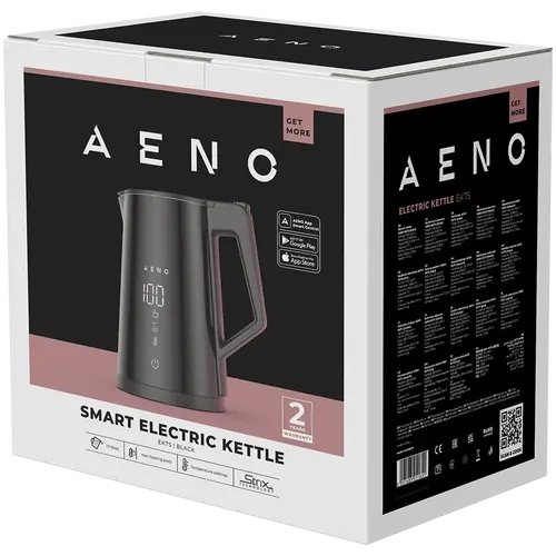 AENO ηλεκτρικός βραστήρας EK7S Smart: 1850-2200W, 1.7L, Strix, διπλά τοιχώματα, έλεγχος θερμοκρασίας, λειτουργία διατήρησης θερμοκρασίας, έλεγχος μέσω - 4