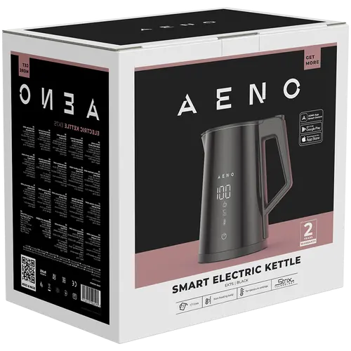 AENO Electric Kettle EK7S Smart: 1850-2200W, 1.7L, Strix, Double-walls, Temperature Control, Keep warm Function, Control via Wi-Fi, LED-display, Non-heating body, Auto Power Off, Dry tank Protection - image 4