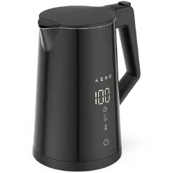 AENO Electric Kettle EK7S Smart: 1850-2200W, 1.7L, Strix, Double-walls, Temperature Control, Keep warm Function, Control via Wi-Fi, LED-display, Non-heating body, Auto Power Off, Dry tank Protection