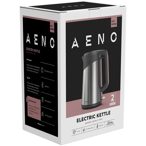 AENO Electric Kettle EK3: 1850-2200W, 1.7L, Strix, Double-walls, Non-heating body, Auto Power Off, Dry tank Protection - image 4