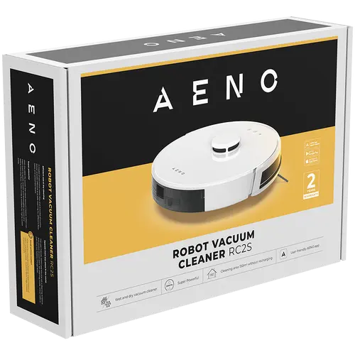 AENO Robot Vacuum Cleaner RC2S: wet & dry cleaning, smart control AENO App, powerful Japanese Nidec motor, turbo mode - image 11