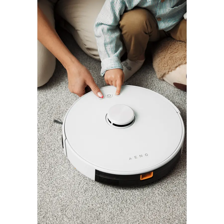 AENO Robot Vacuum Cleaner RC2S: wet & dry cleaning, smart control AENO App, powerful Japanese Nidec motor, turbo mode - image 4