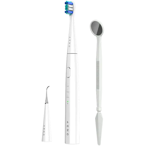 AENO Sonic Periuță de dinți electrică, DB8: Alb, 3 moduri, 3 capete de periere + 1 instrument de curățare, 1 oglindă, 30000rpm, 100 de zile fără - 2