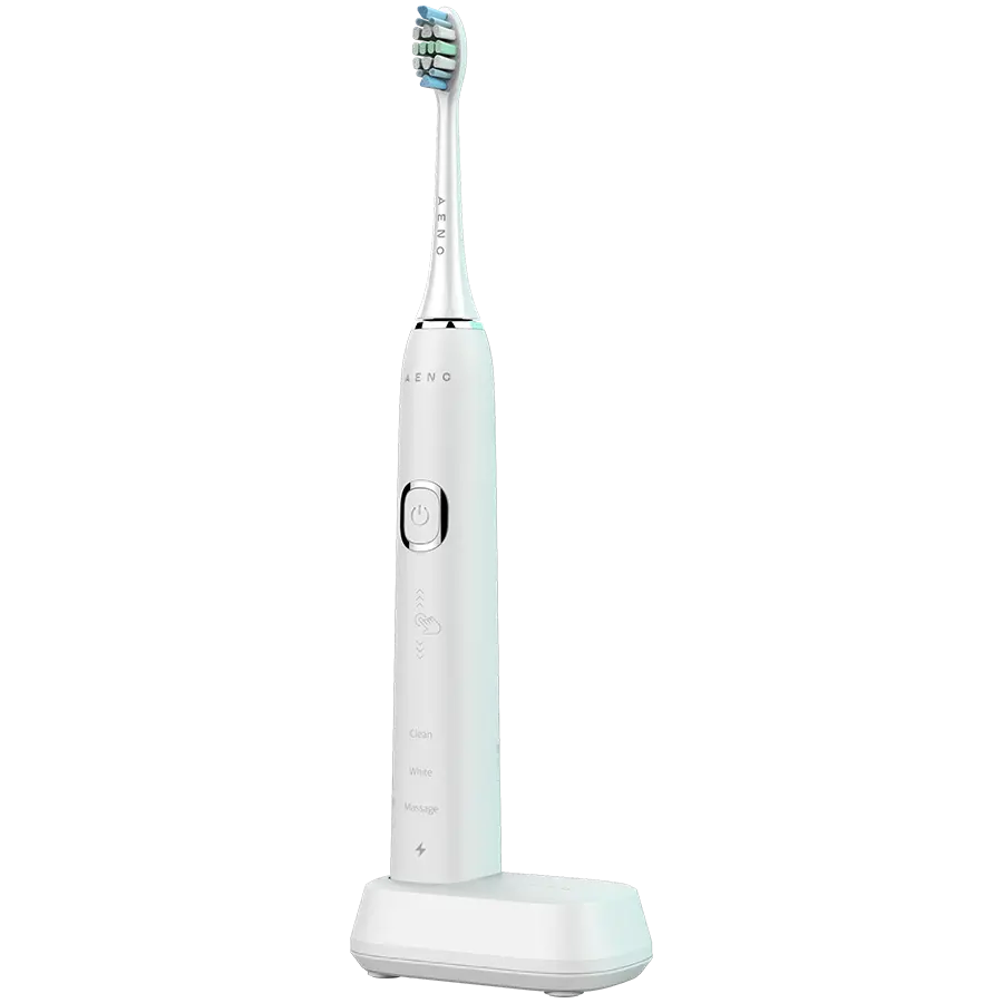 AENO Periuță de dinți electrică Sonic, DB3: Albă, 9 scenarii, cu 3D touch, încărcare wireless, 46000rpm, 40 de zile fără încărcare, IPX7