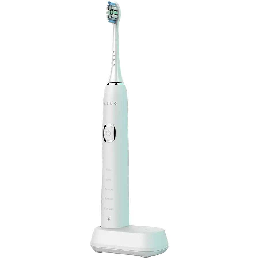 AENO Sonic Periuță de dinți electrică DB5: Albă, 5 moduri, încărcare wireless, 46000rpm, 40 de zile fără încărcare, IPX7