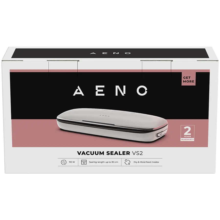 AENO VS2 Vacuum Sealer, 120W, 75kPa, 3 Modes, White - image 1