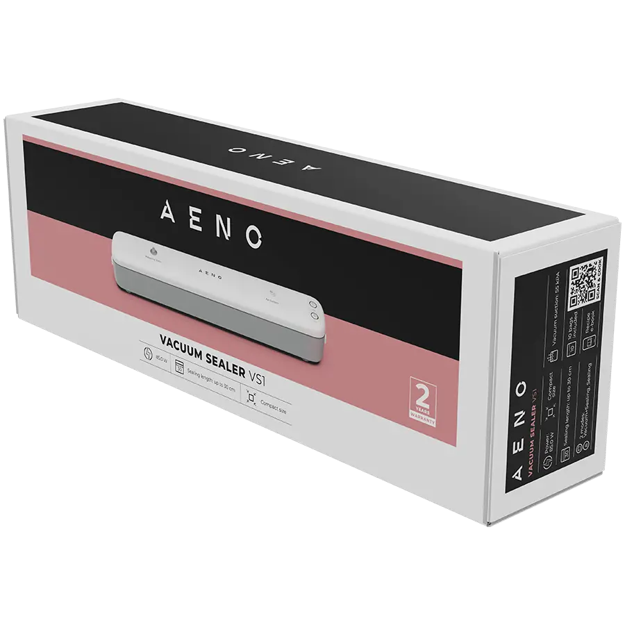 AENO Vacuum sealer VS1: 85W, 65kPa, 2 modes: Vac+Seal, Seal, Compact size, Max Pocket Width 30 cm - image 6