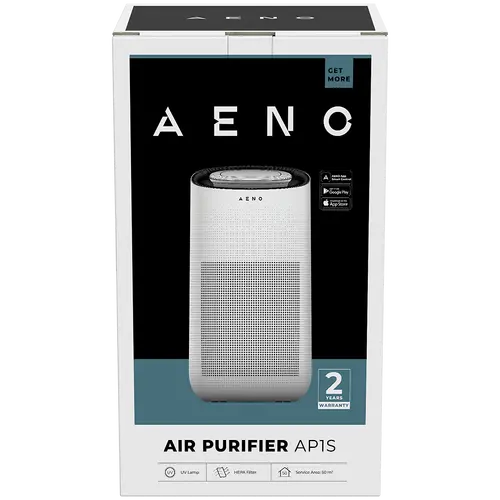AENO Air Purifier AP1S, WiFi, UV lamp, CADR 450 m³/h, 60m2, carbon filter +Hepa H13 - image 3